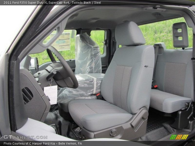  2011 F350 Super Duty XL SuperCab 4x4 Steel Interior