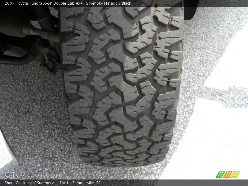 Silver Sky Metallic / Black 2007 Toyota Tundra X-SP Double Cab 4x4