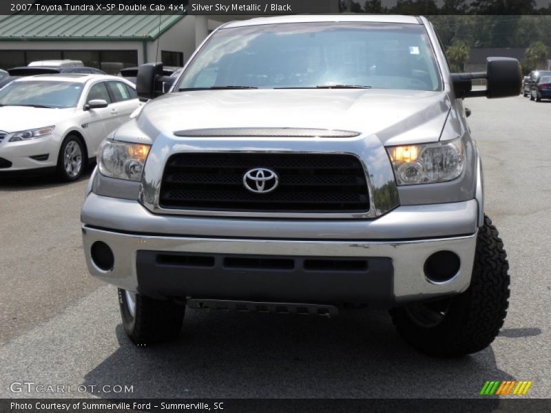 Silver Sky Metallic / Black 2007 Toyota Tundra X-SP Double Cab 4x4