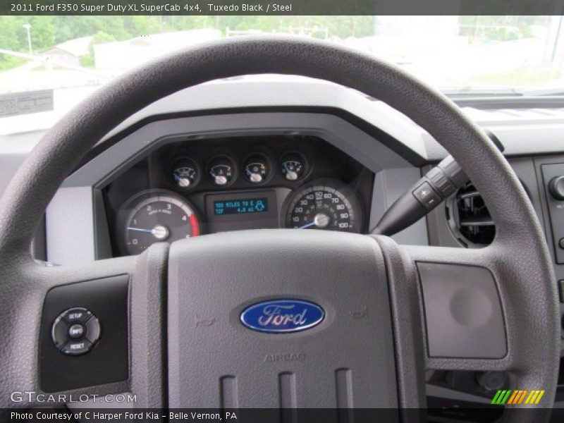 Tuxedo Black / Steel 2011 Ford F350 Super Duty XL SuperCab 4x4