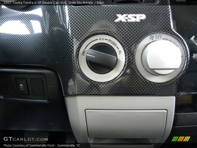 Silver Sky Metallic / Black 2007 Toyota Tundra X-SP Double Cab 4x4