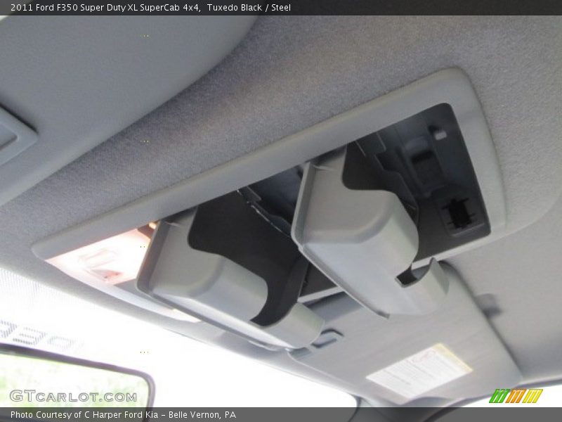 Tuxedo Black / Steel 2011 Ford F350 Super Duty XL SuperCab 4x4