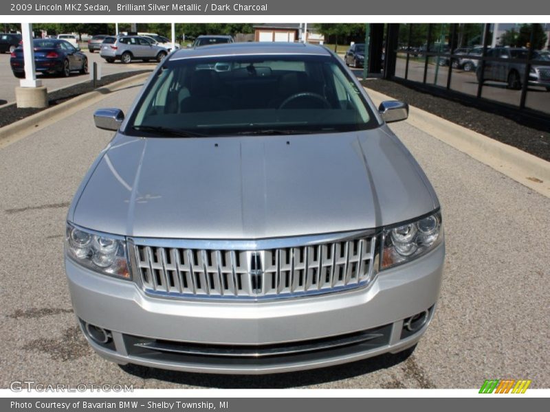 Brilliant Silver Metallic / Dark Charcoal 2009 Lincoln MKZ Sedan