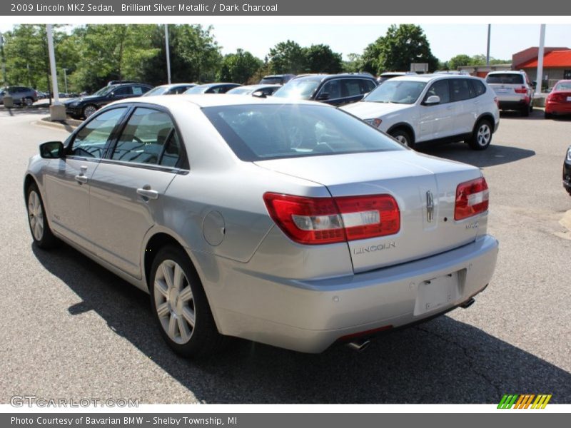 Brilliant Silver Metallic / Dark Charcoal 2009 Lincoln MKZ Sedan