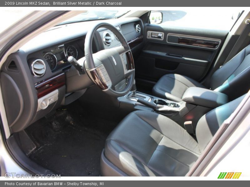 Brilliant Silver Metallic / Dark Charcoal 2009 Lincoln MKZ Sedan