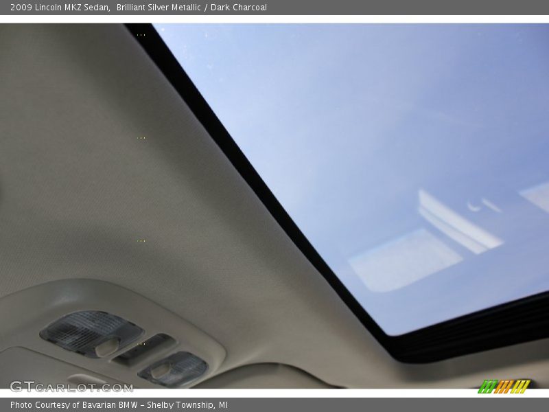 Brilliant Silver Metallic / Dark Charcoal 2009 Lincoln MKZ Sedan