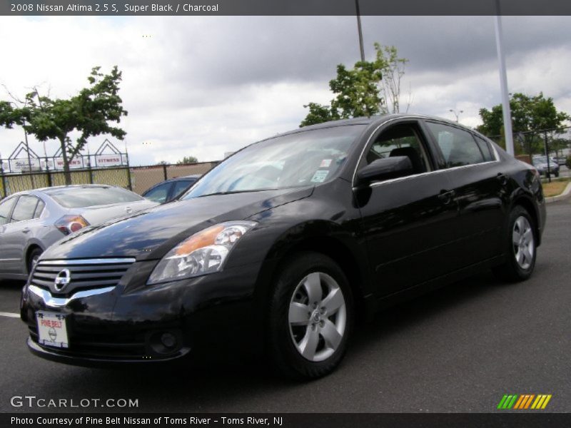 Super Black / Charcoal 2008 Nissan Altima 2.5 S