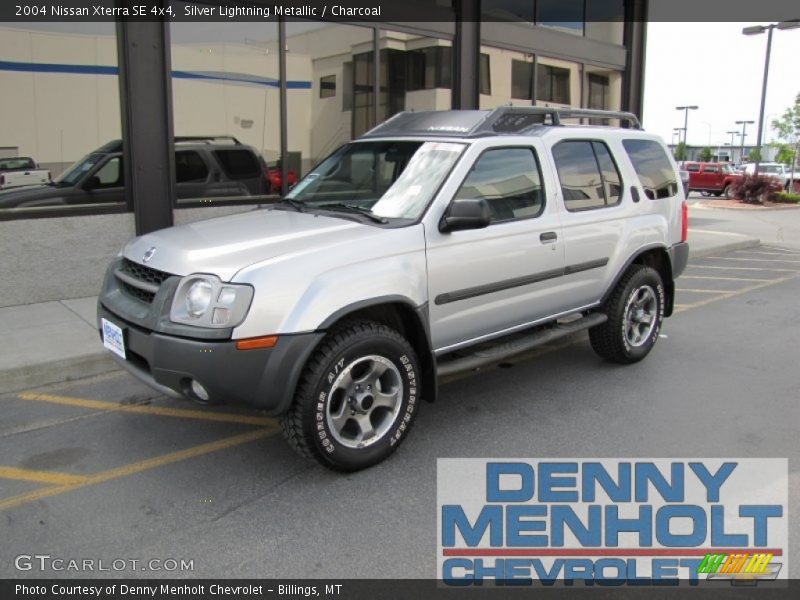 Silver Lightning Metallic / Charcoal 2004 Nissan Xterra SE 4x4