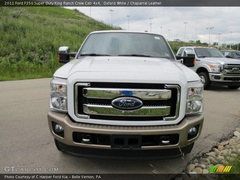 Oxford White / Chaparral Leather 2011 Ford F350 Super Duty King Ranch Crew Cab 4x4