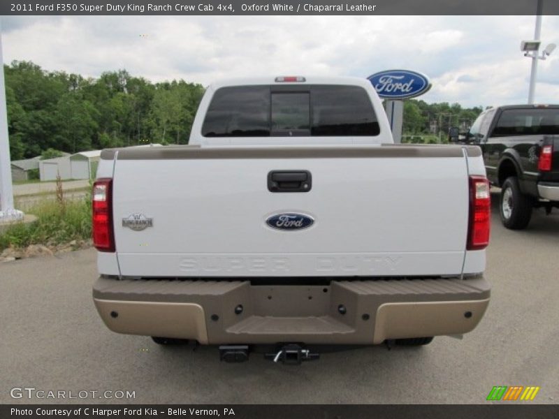 Oxford White / Chaparral Leather 2011 Ford F350 Super Duty King Ranch Crew Cab 4x4
