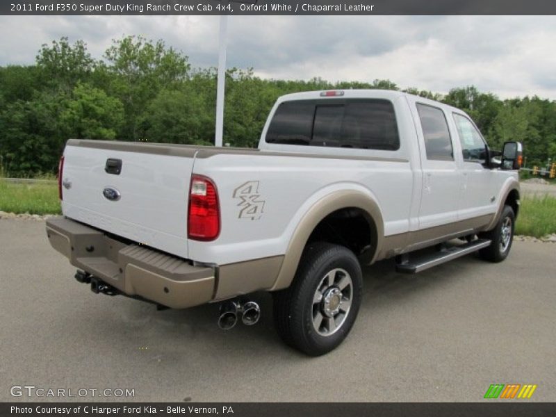 Oxford White / Chaparral Leather 2011 Ford F350 Super Duty King Ranch Crew Cab 4x4