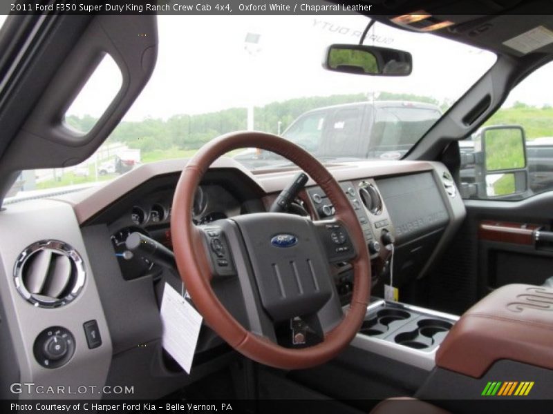 Oxford White / Chaparral Leather 2011 Ford F350 Super Duty King Ranch Crew Cab 4x4