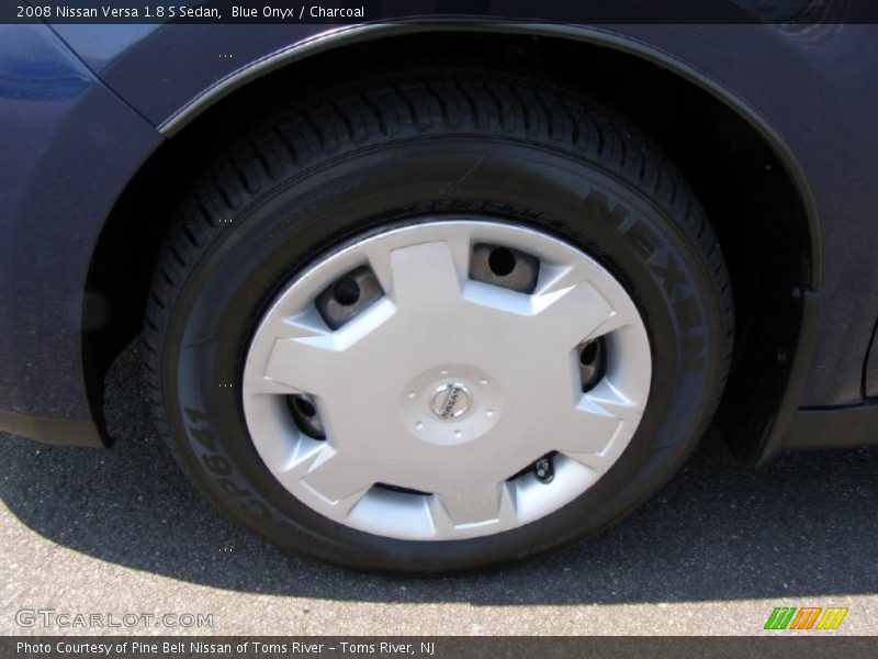 Blue Onyx / Charcoal 2008 Nissan Versa 1.8 S Sedan