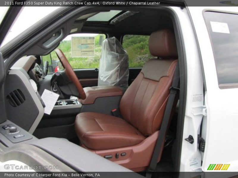  2011 F350 Super Duty King Ranch Crew Cab 4x4 Chaparral Leather Interior