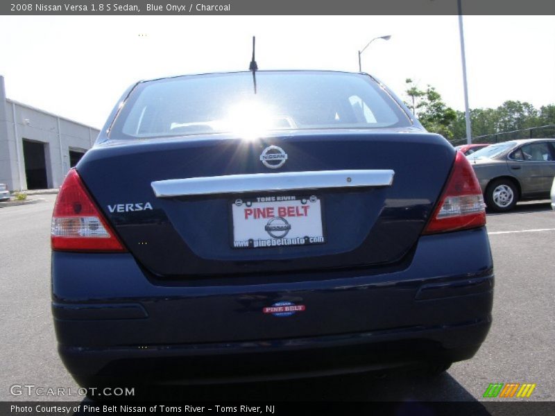 Blue Onyx / Charcoal 2008 Nissan Versa 1.8 S Sedan