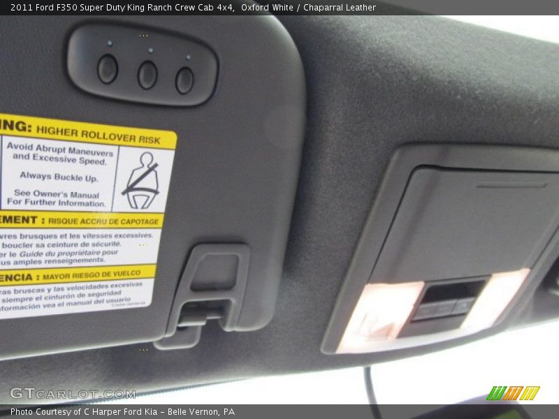 Oxford White / Chaparral Leather 2011 Ford F350 Super Duty King Ranch Crew Cab 4x4