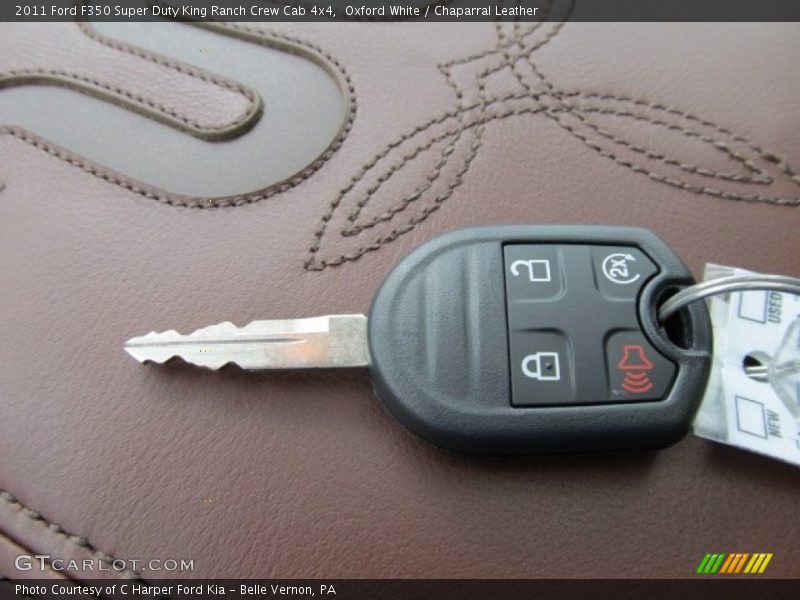 Oxford White / Chaparral Leather 2011 Ford F350 Super Duty King Ranch Crew Cab 4x4