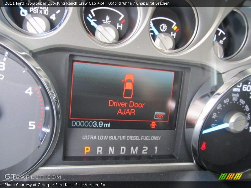 Oxford White / Chaparral Leather 2011 Ford F350 Super Duty King Ranch Crew Cab 4x4