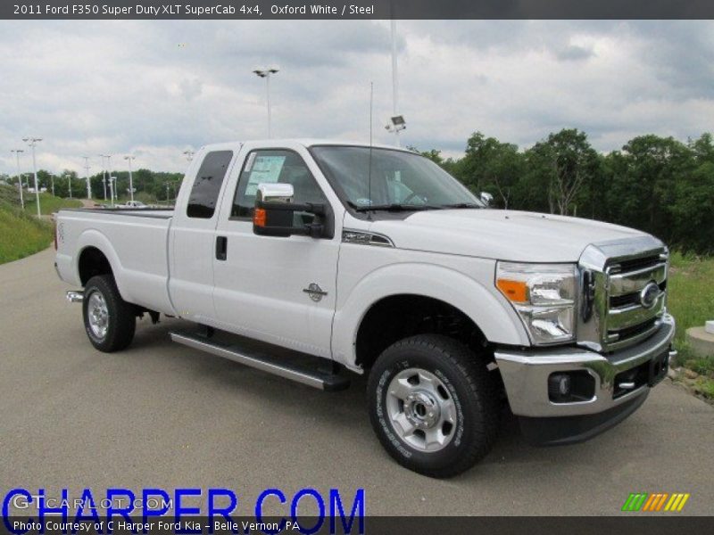 Oxford White / Steel 2011 Ford F350 Super Duty XLT SuperCab 4x4