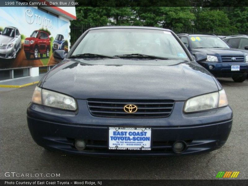 Dark Blue / Oak 1998 Toyota Camry LE