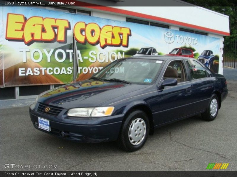 Dark Blue / Oak 1998 Toyota Camry LE