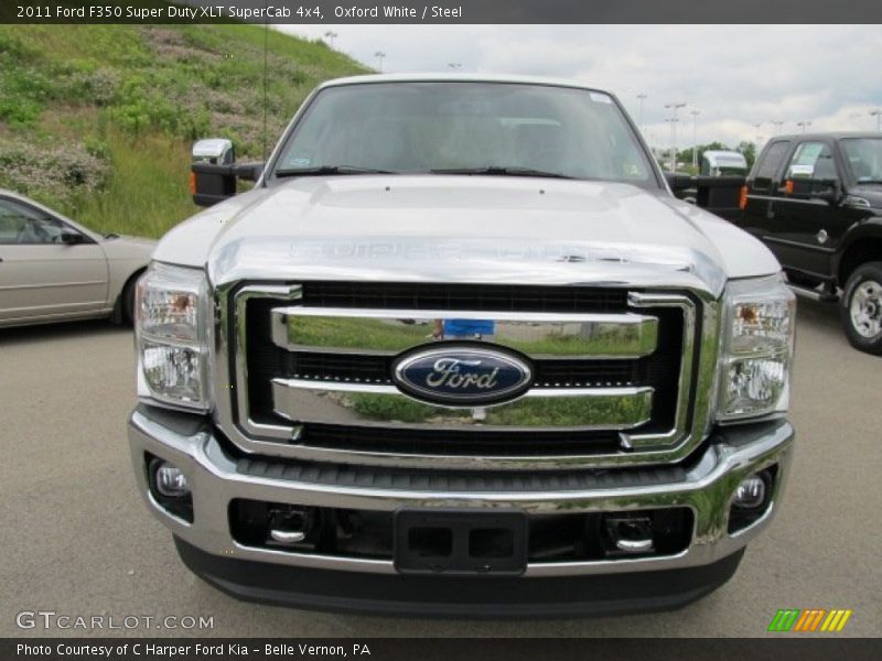 Oxford White / Steel 2011 Ford F350 Super Duty XLT SuperCab 4x4