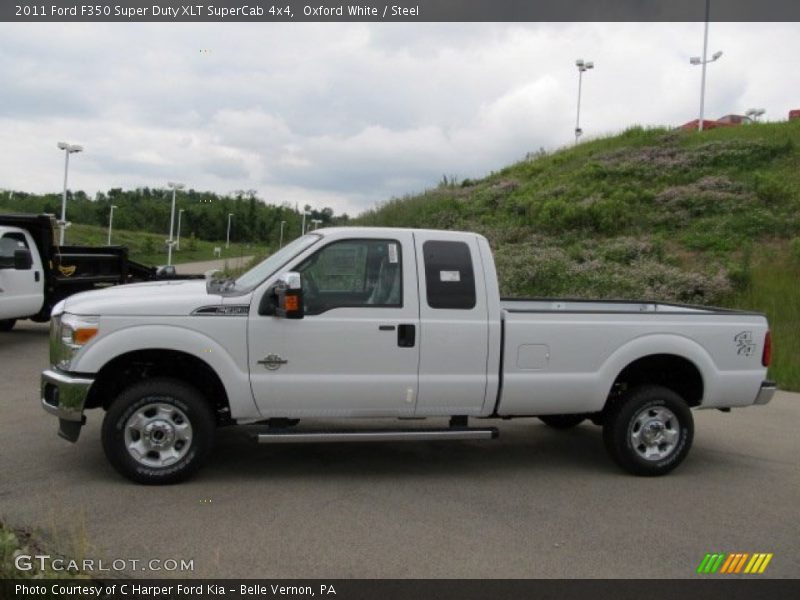 Oxford White / Steel 2011 Ford F350 Super Duty XLT SuperCab 4x4