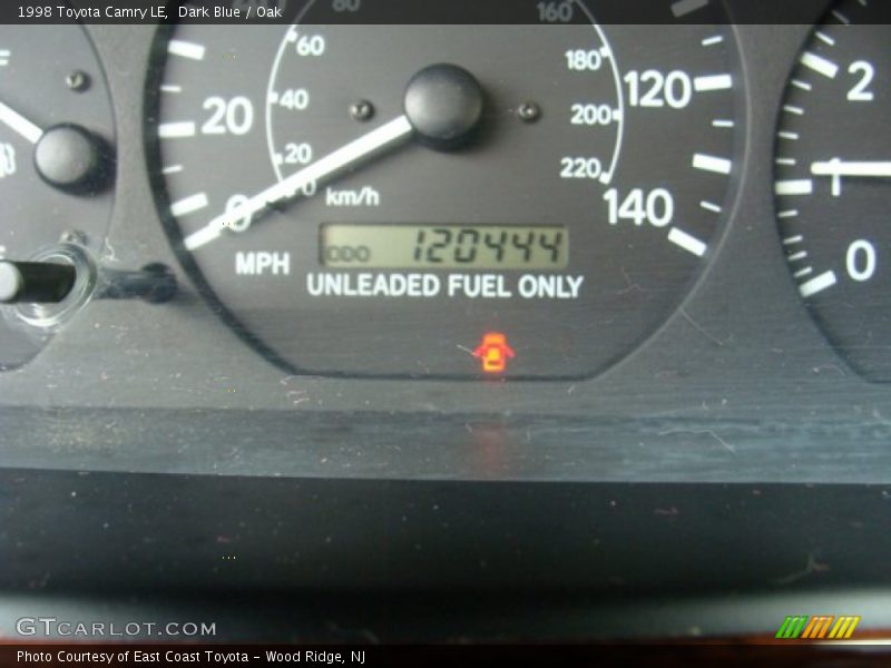 Dark Blue / Oak 1998 Toyota Camry LE