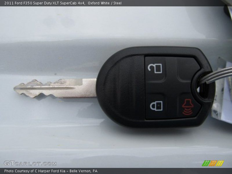 Oxford White / Steel 2011 Ford F350 Super Duty XLT SuperCab 4x4