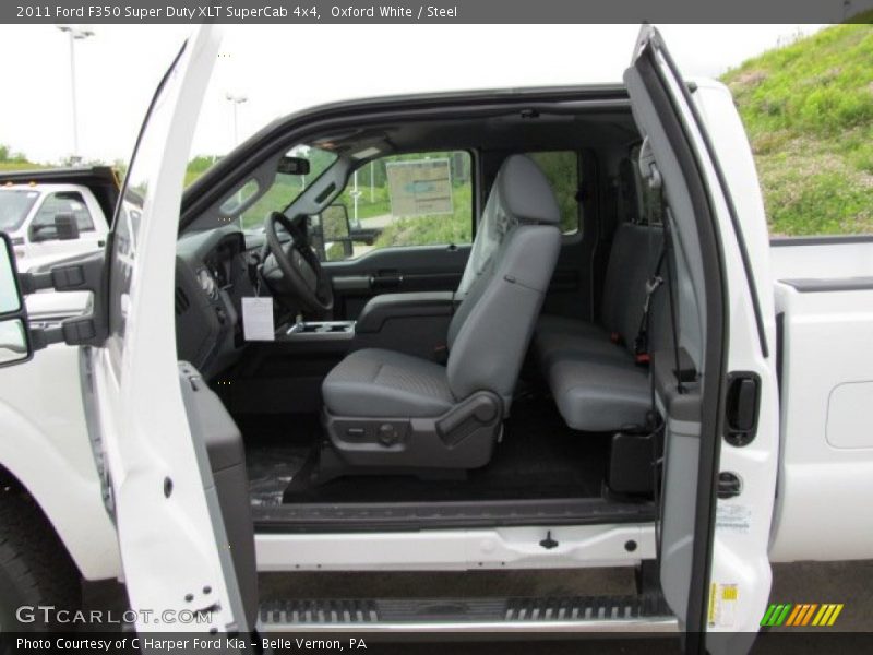 2011 F350 Super Duty XLT SuperCab 4x4 Steel Interior