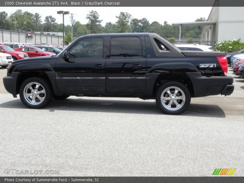 Black / Gray/Dark Charcoal 2005 Chevrolet Avalanche Z71 4x4