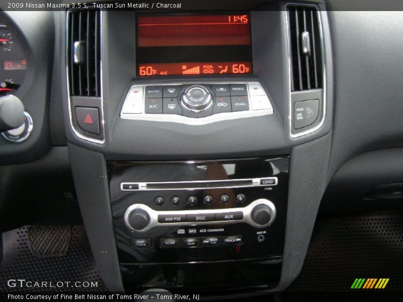 Tuscan Sun Metallic / Charcoal 2009 Nissan Maxima 3.5 S