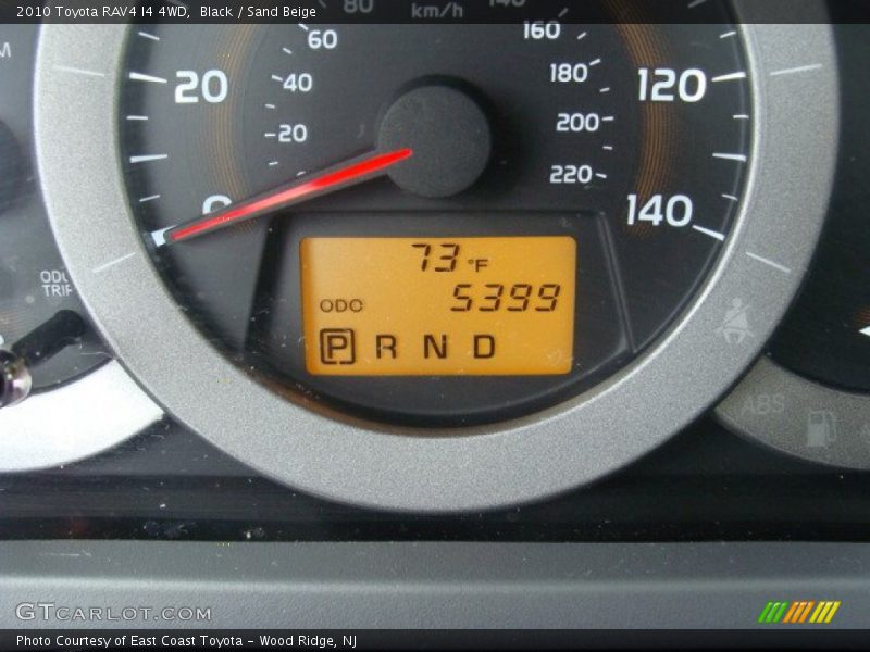 Black / Sand Beige 2010 Toyota RAV4 I4 4WD