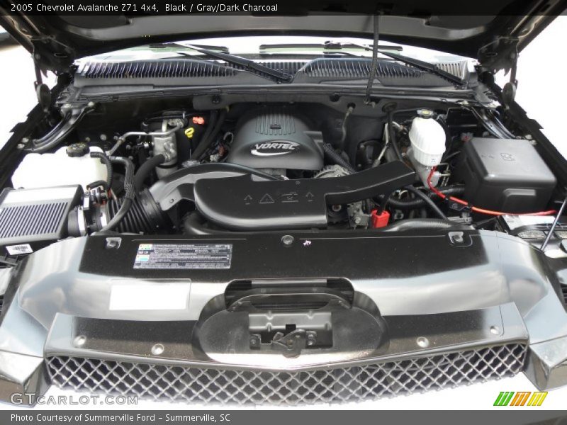 Black / Gray/Dark Charcoal 2005 Chevrolet Avalanche Z71 4x4
