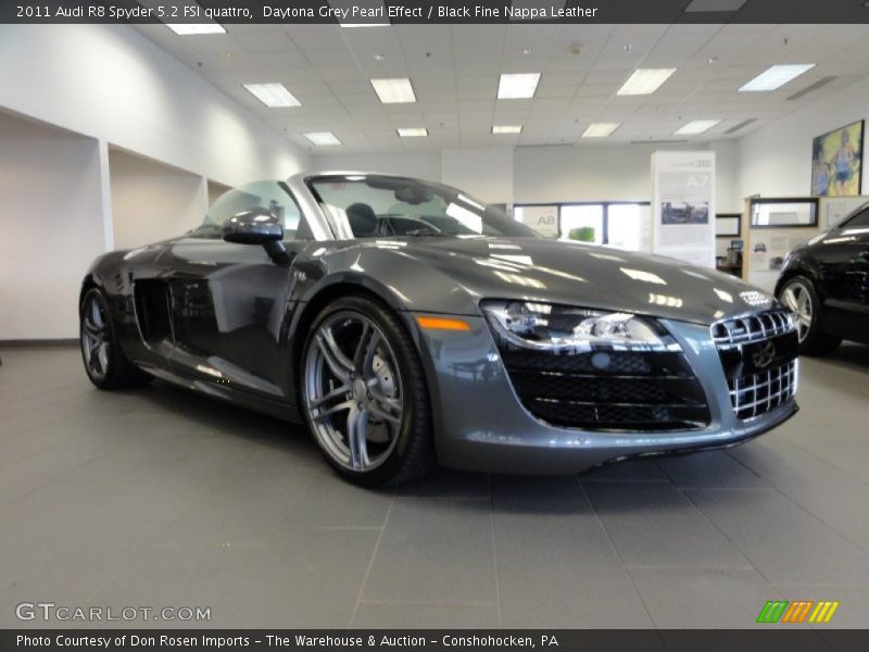  2011 R8 Spyder 5.2 FSI quattro Daytona Grey Pearl Effect