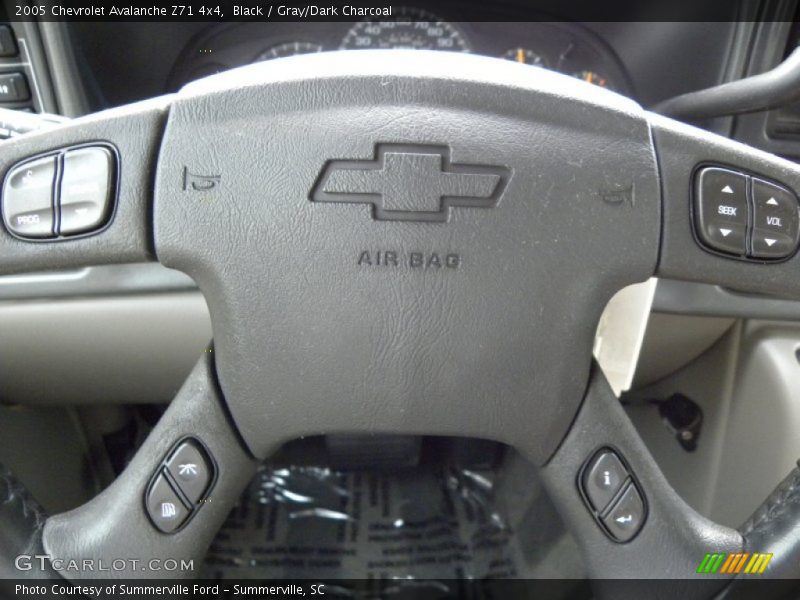 Black / Gray/Dark Charcoal 2005 Chevrolet Avalanche Z71 4x4
