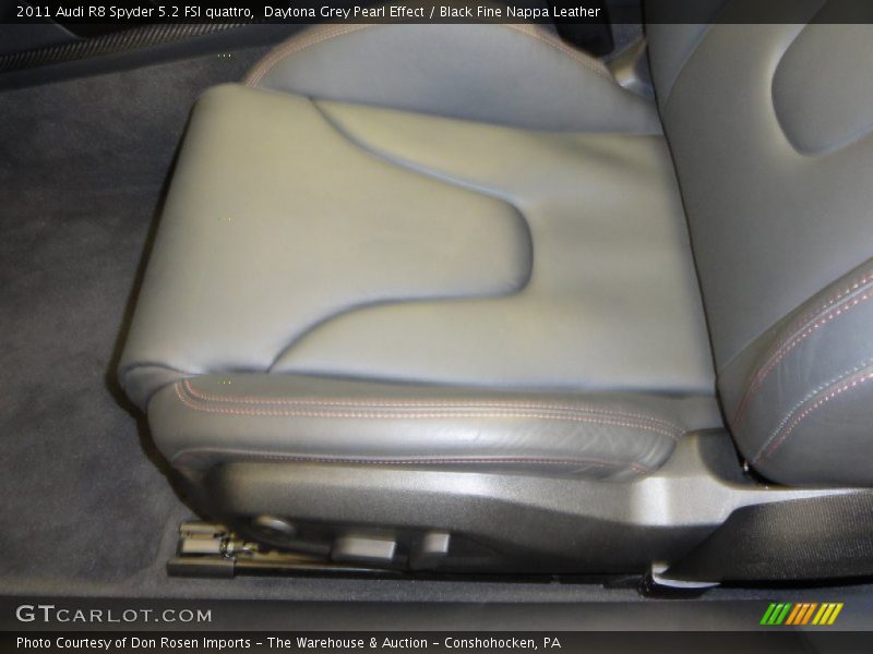  2011 R8 Spyder 5.2 FSI quattro Black Fine Nappa Leather Interior