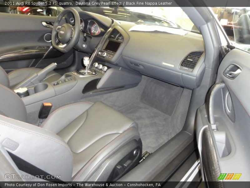Dashboard of 2011 R8 Spyder 5.2 FSI quattro