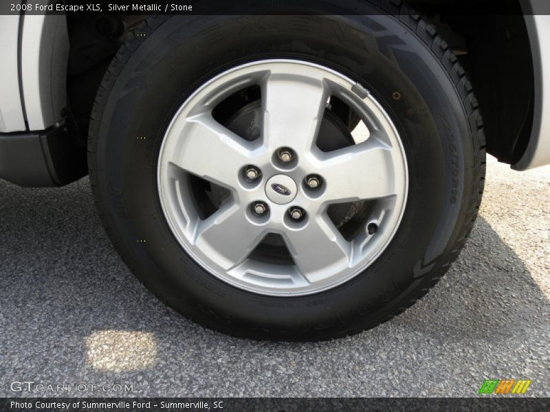 Silver Metallic / Stone 2008 Ford Escape XLS