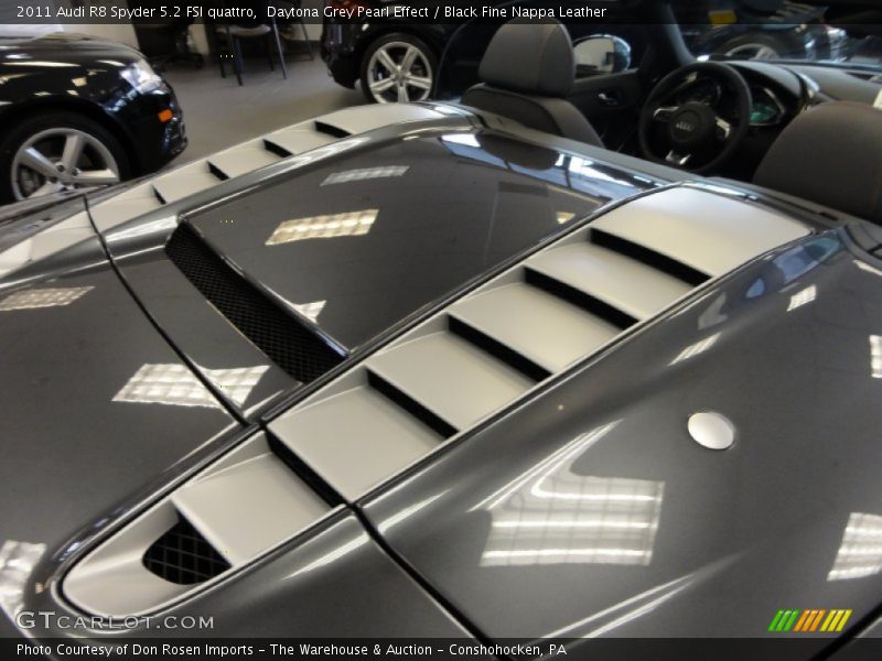  2011 R8 Spyder 5.2 FSI quattro Daytona Grey Pearl Effect