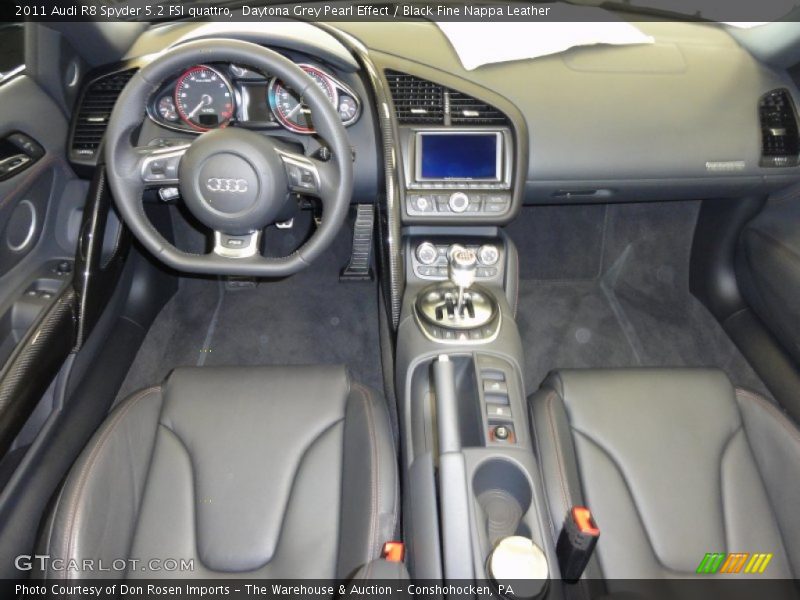 Dashboard of 2011 R8 Spyder 5.2 FSI quattro