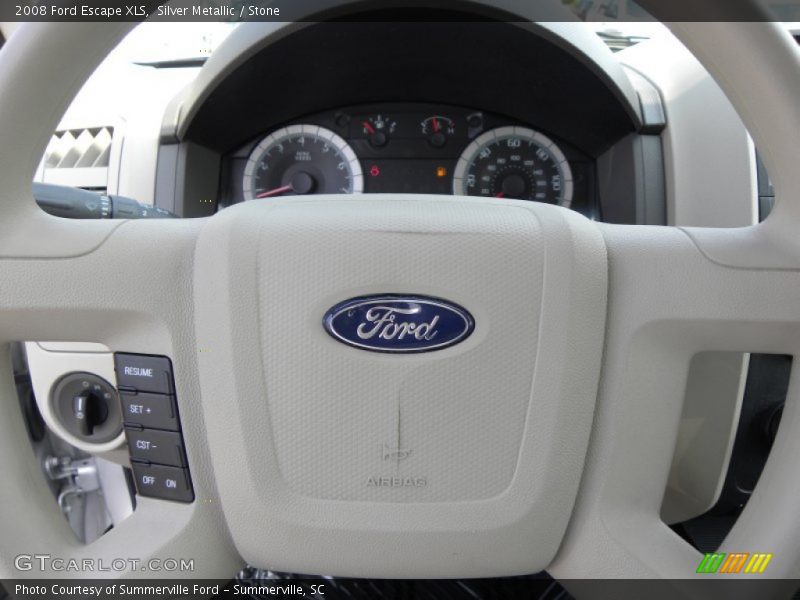 Silver Metallic / Stone 2008 Ford Escape XLS