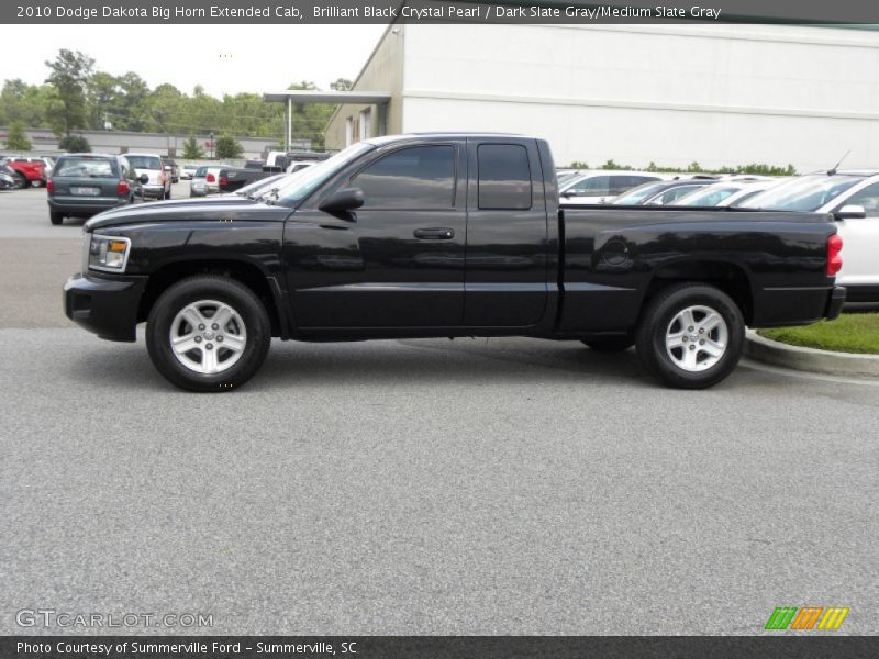  2010 Dakota Big Horn Extended Cab Brilliant Black Crystal Pearl