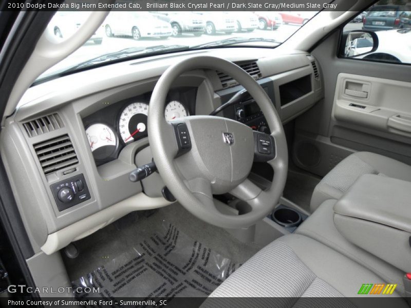  2010 Dakota Big Horn Extended Cab Dark Slate Gray/Medium Slate Gray Interior