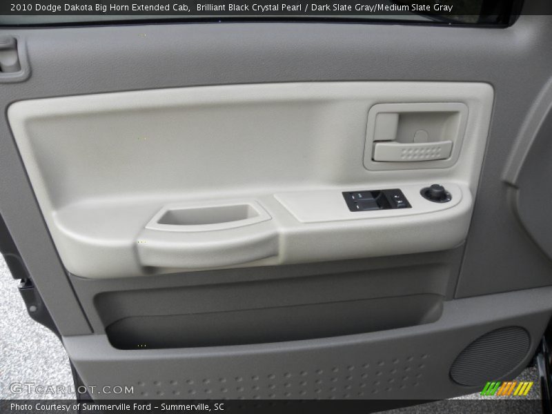 Brilliant Black Crystal Pearl / Dark Slate Gray/Medium Slate Gray 2010 Dodge Dakota Big Horn Extended Cab