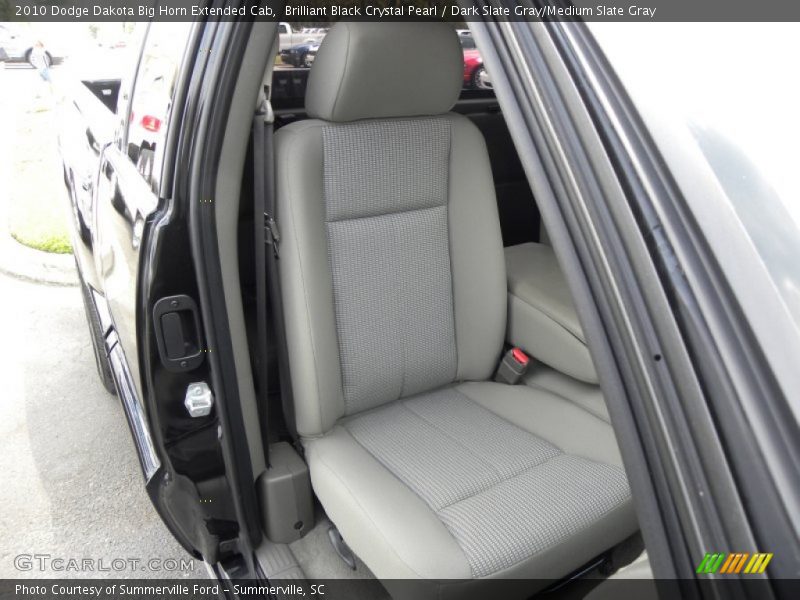 Brilliant Black Crystal Pearl / Dark Slate Gray/Medium Slate Gray 2010 Dodge Dakota Big Horn Extended Cab