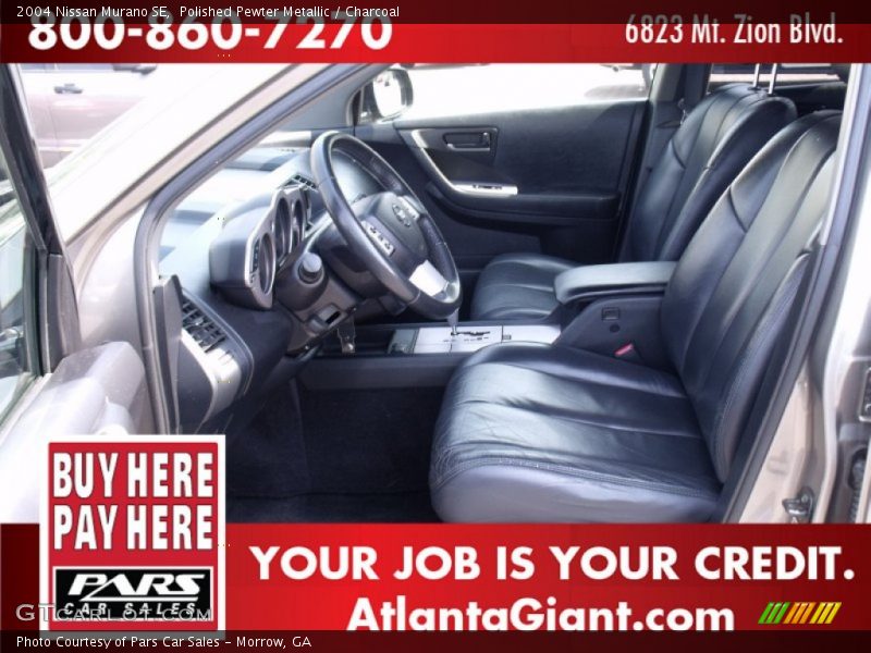 Polished Pewter Metallic / Charcoal 2004 Nissan Murano SE