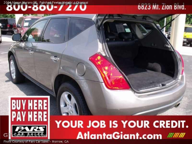 Polished Pewter Metallic / Charcoal 2004 Nissan Murano SE