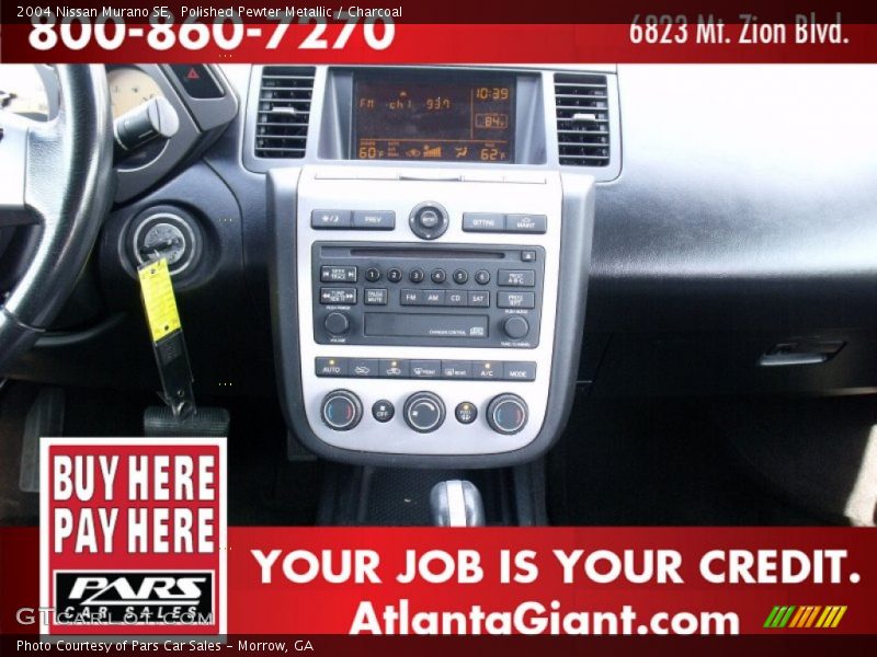 Polished Pewter Metallic / Charcoal 2004 Nissan Murano SE