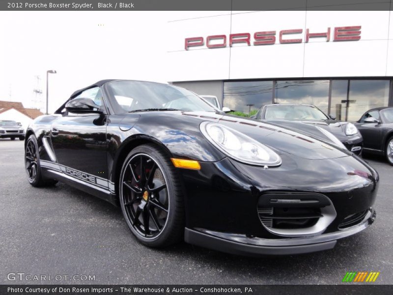 2012 Boxster Spyder Black